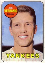 1969 Topps Baseball Cards      541     Joe Verbanic